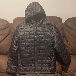 Black The North Face Thermoball Hooded Jacket